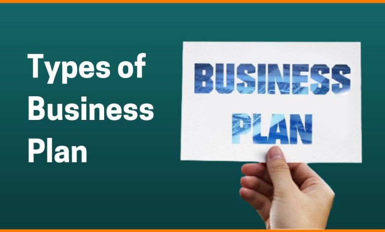 Types of business plans