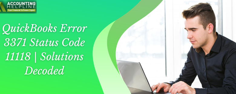 QuickBooks Error 3371 Status Code 11118