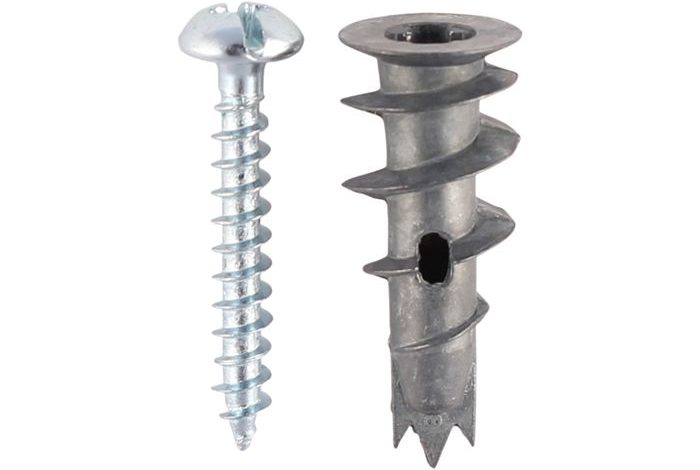 Metal Speed Plugs & Screws in hardware store