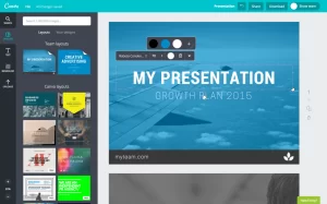 canva home page 